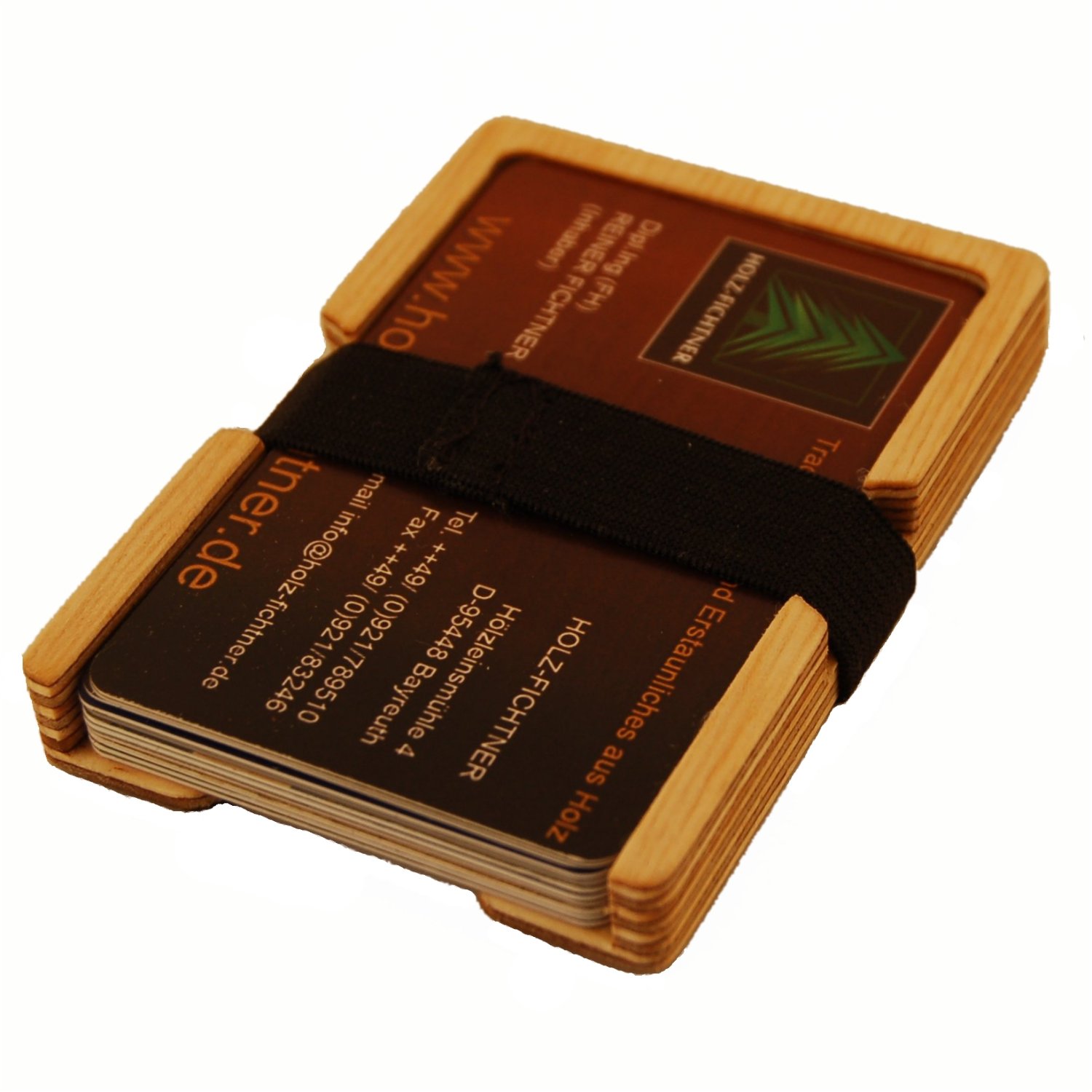 Mini-Portemonnaie, Holz