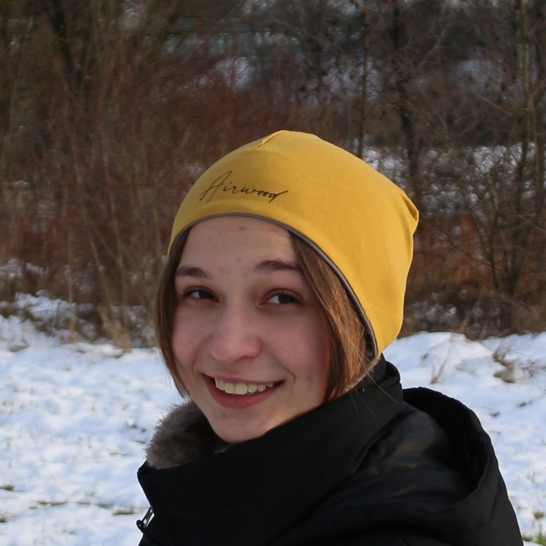 Beanie FJELL gris / ocre