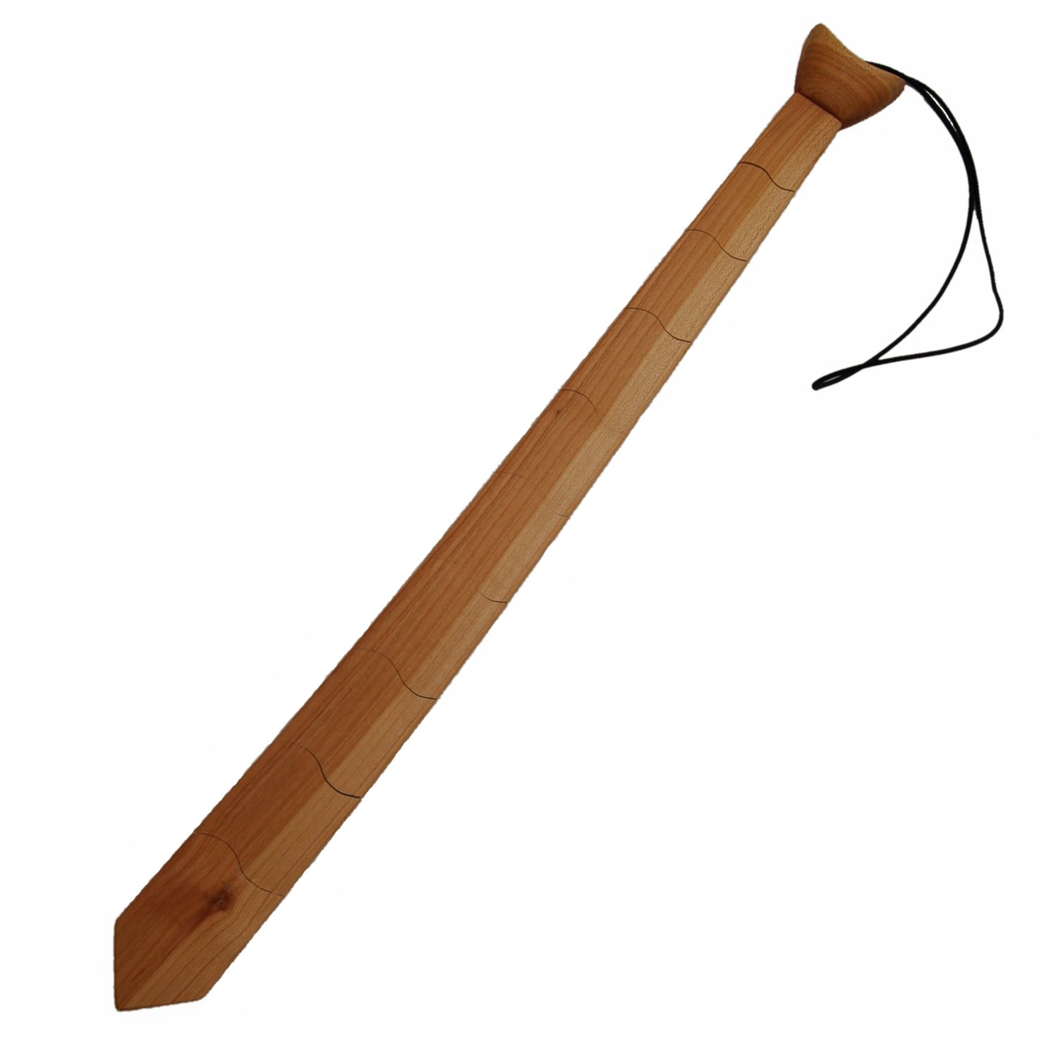 Holzkrawatte aus Kirschholz, bewegliche Segmente
