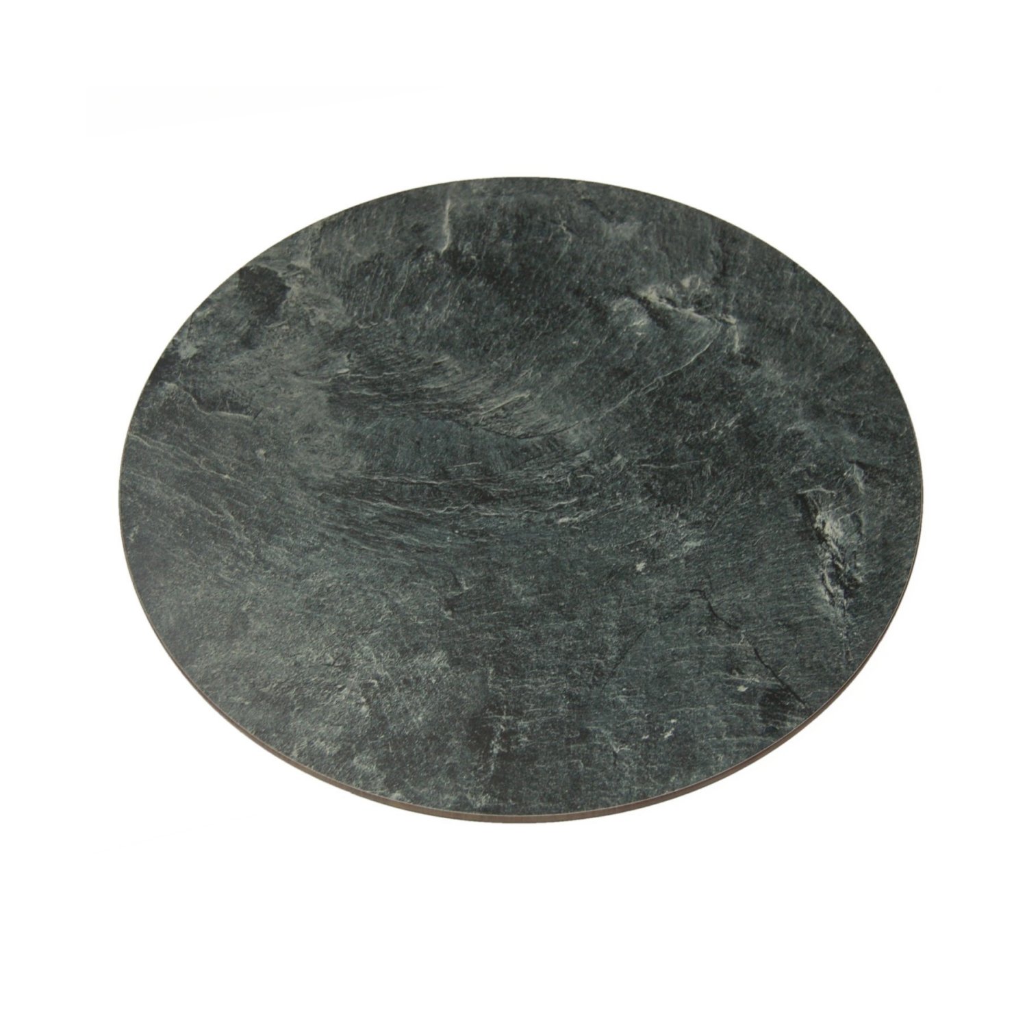 round buffet plate 30cm of artificial slate