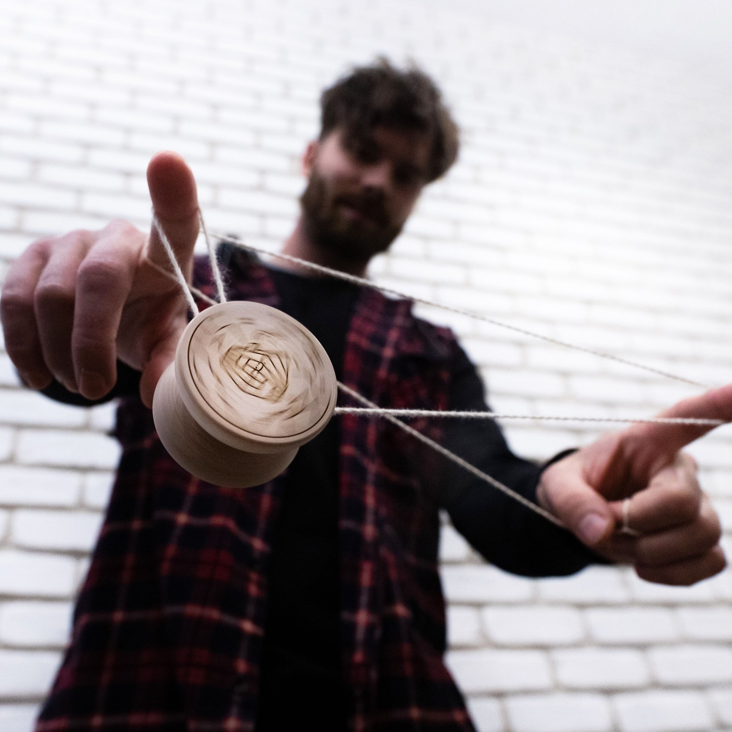 Yoyo de madera de arce