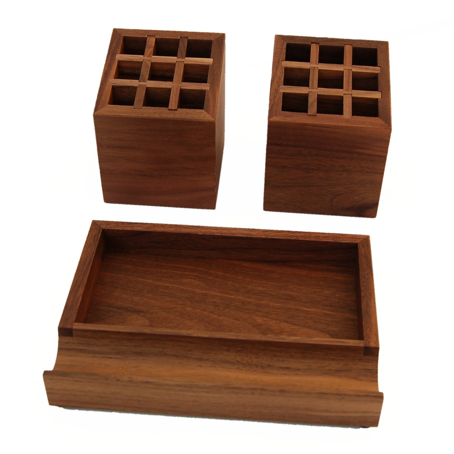Schreibtischbox Nussbaum
