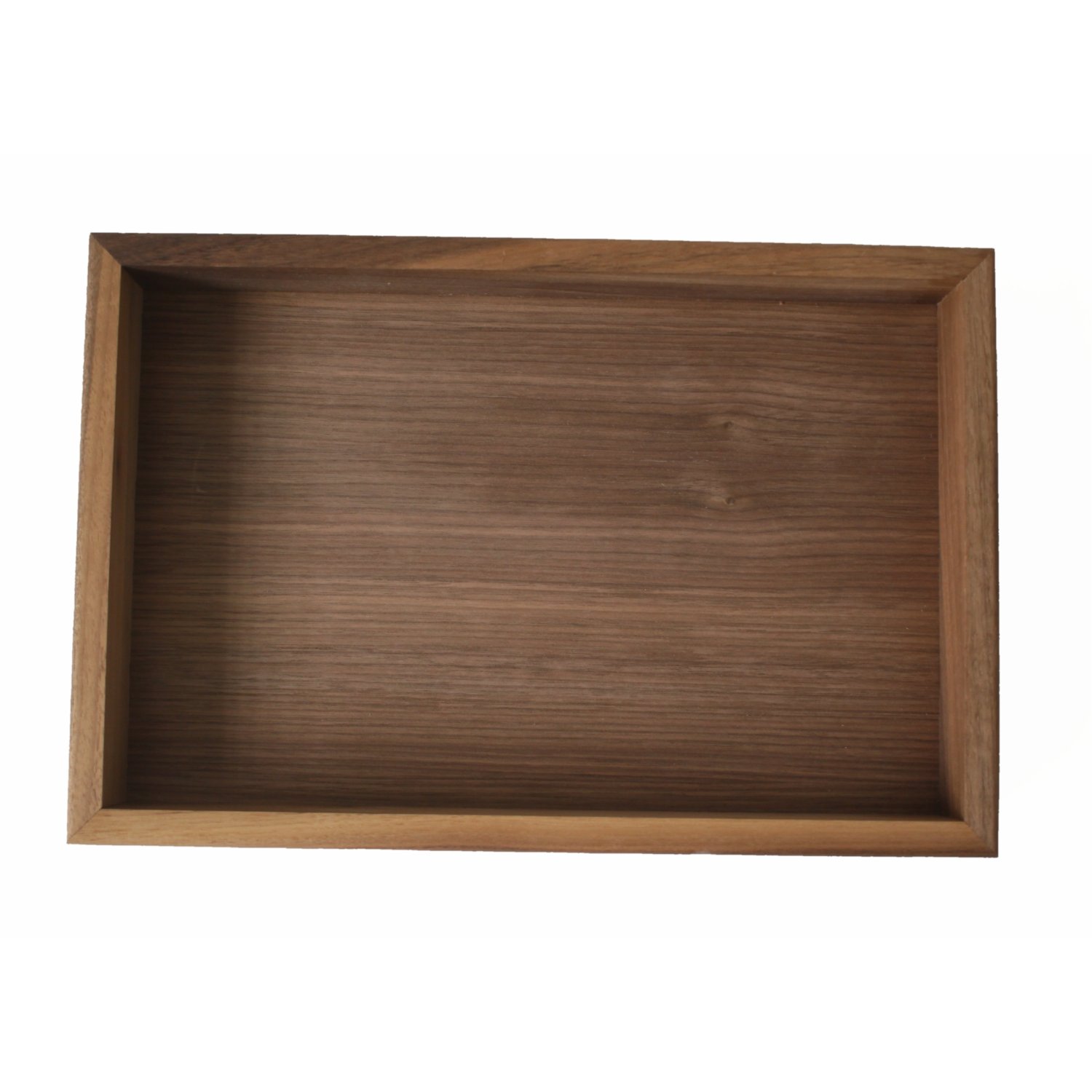 piccolo vassoio di legno in legno di noce 30x20cm