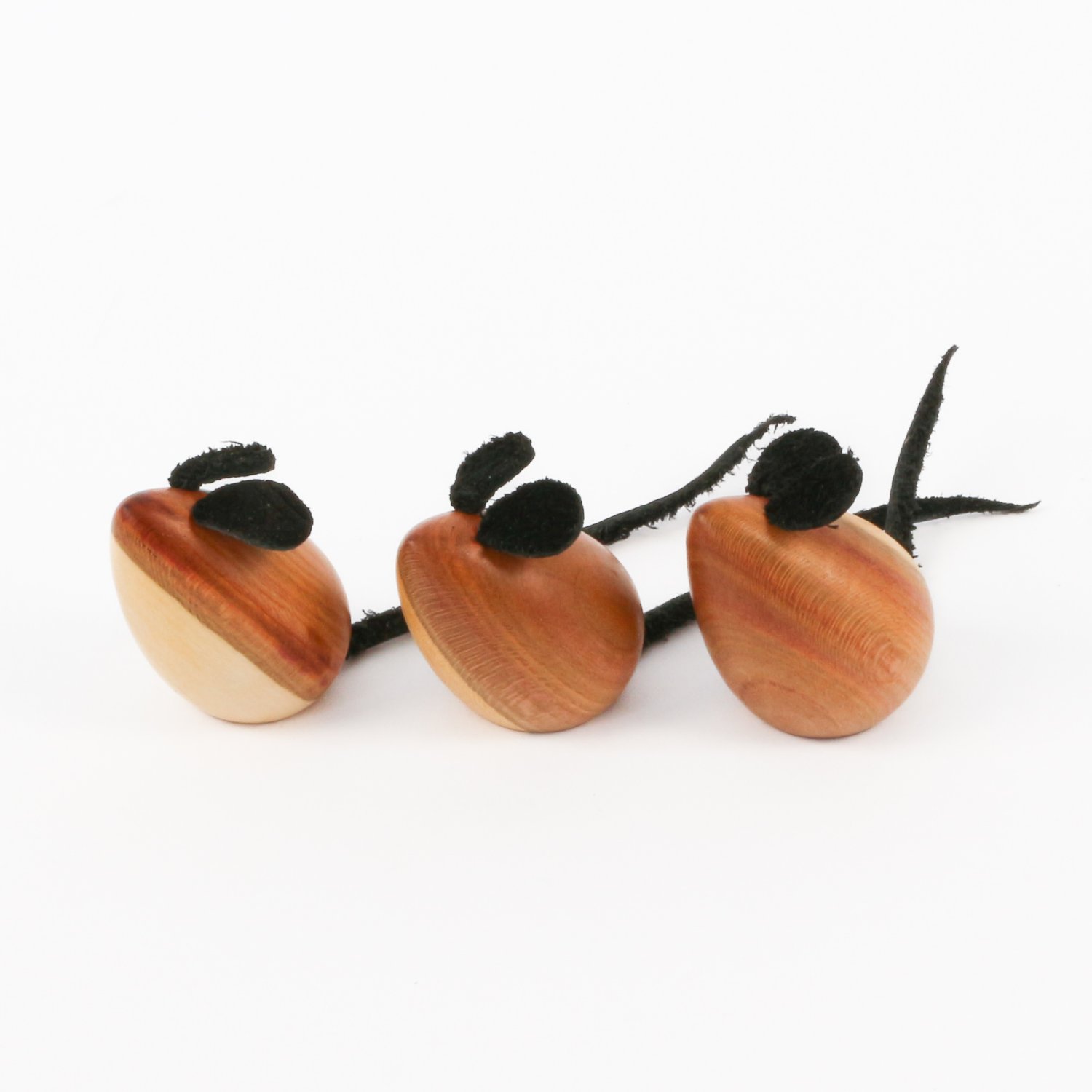 nachhaltiger Kühlschrankmagnet aus einheimischem Holz in Mausform