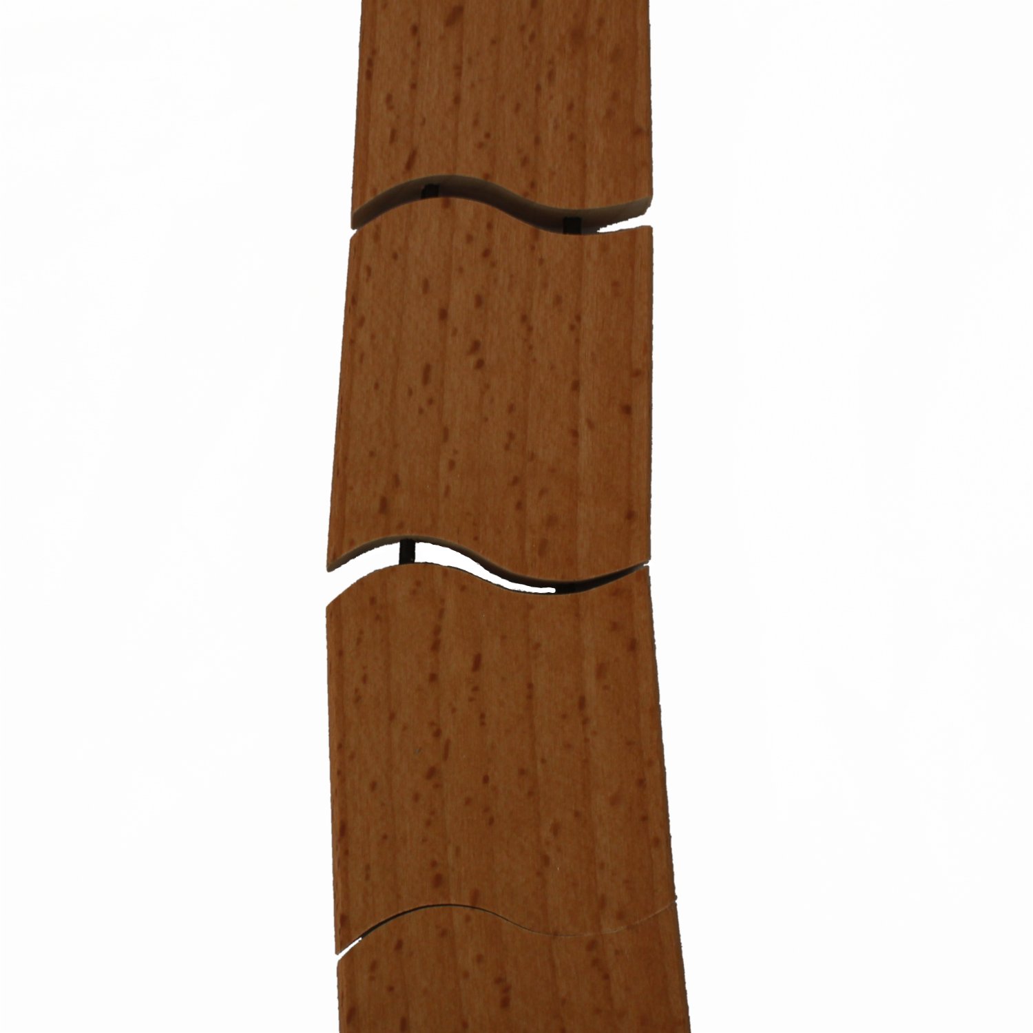 Krawatte aus gedämpften Buchenholz mit beweglichen Elementen