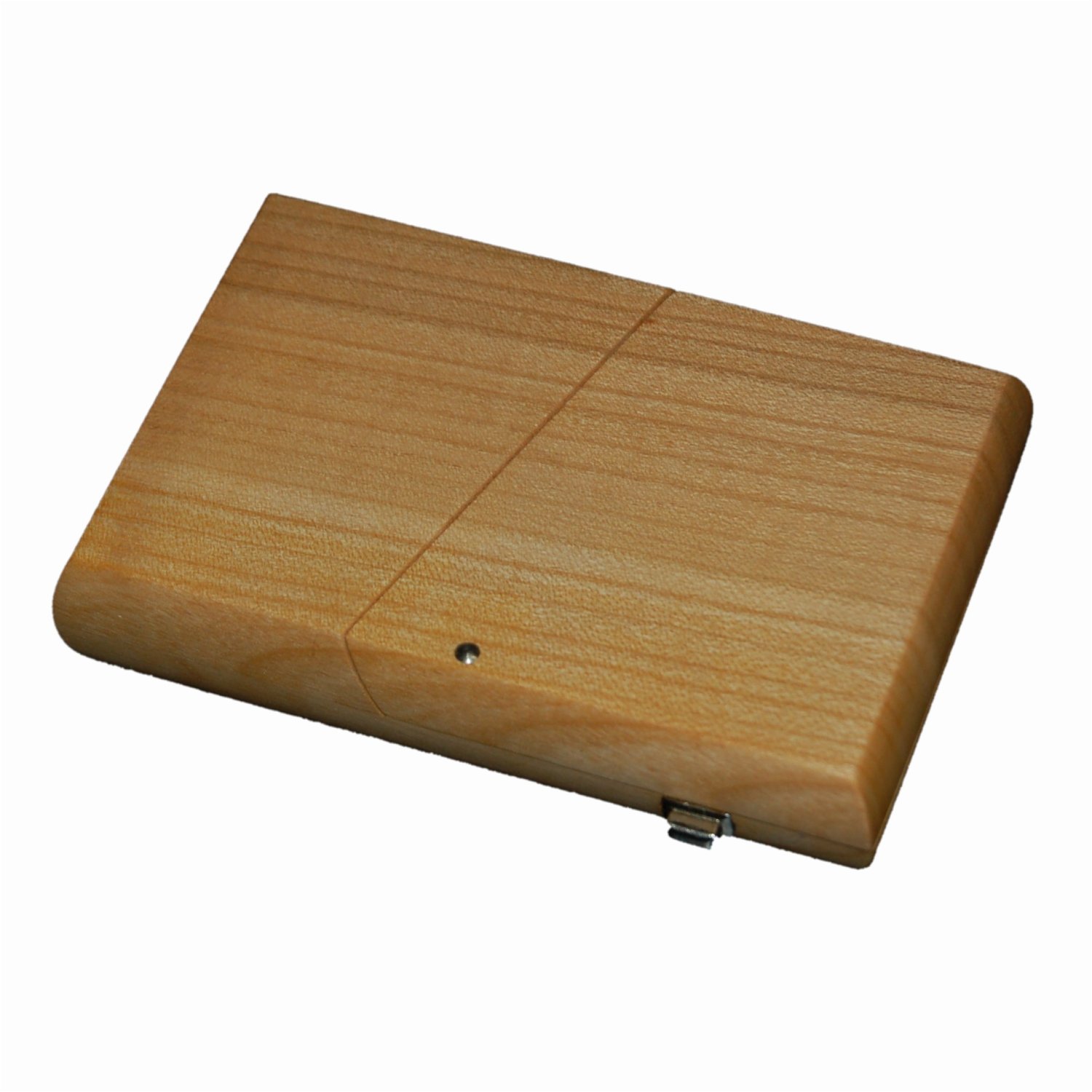 tasteful wooden business card case