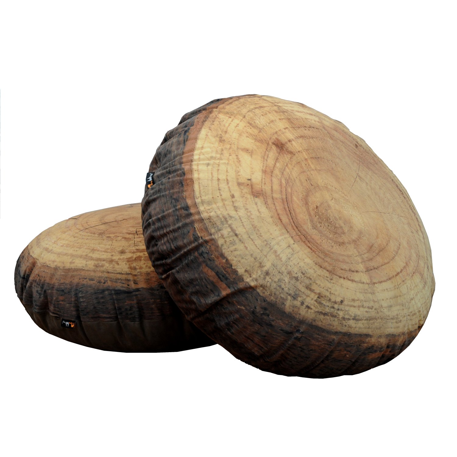 kuscheliges Kissen in Holzoptik