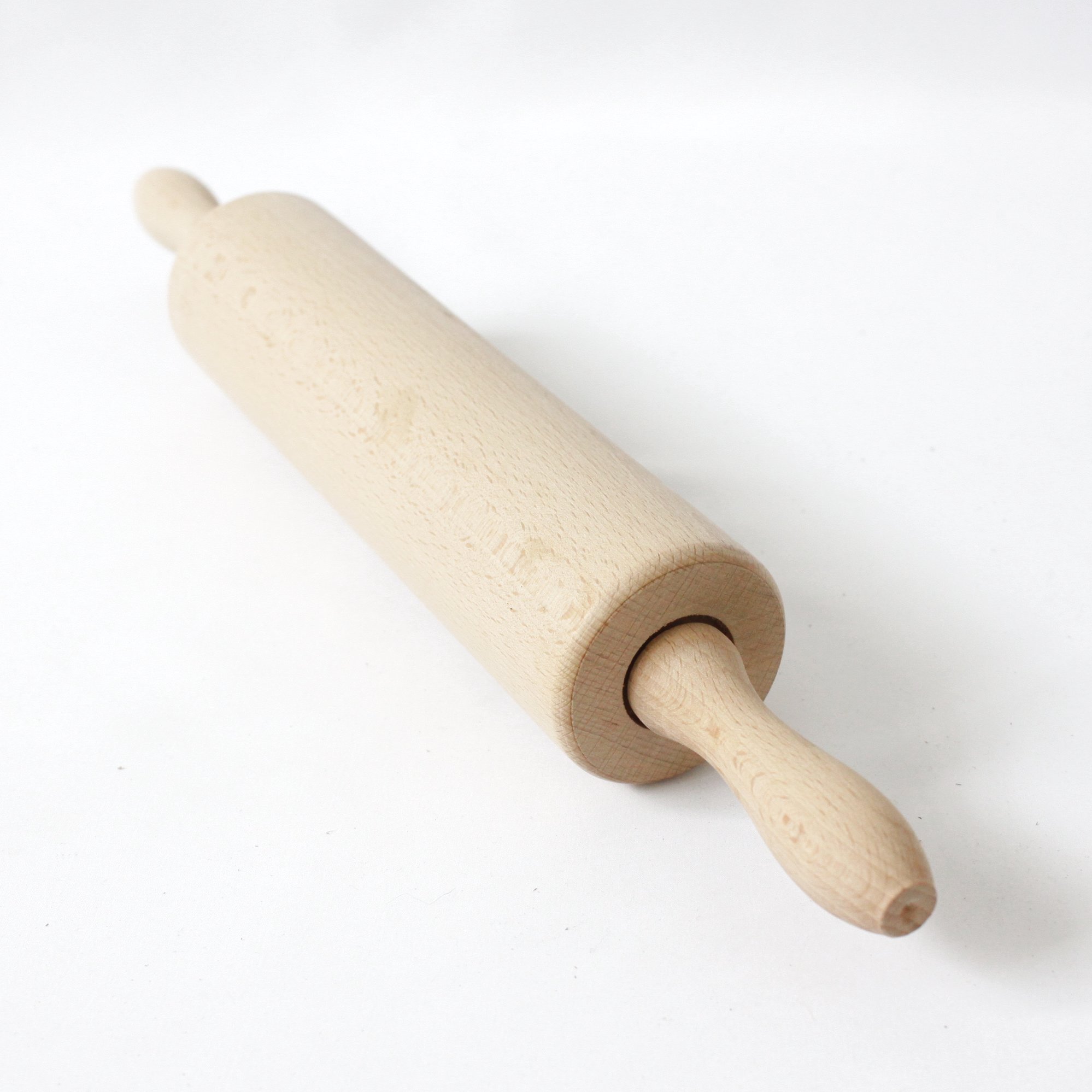 Rouleau à pâtisserie avec manche pivotant, 450x63mm, hêtre