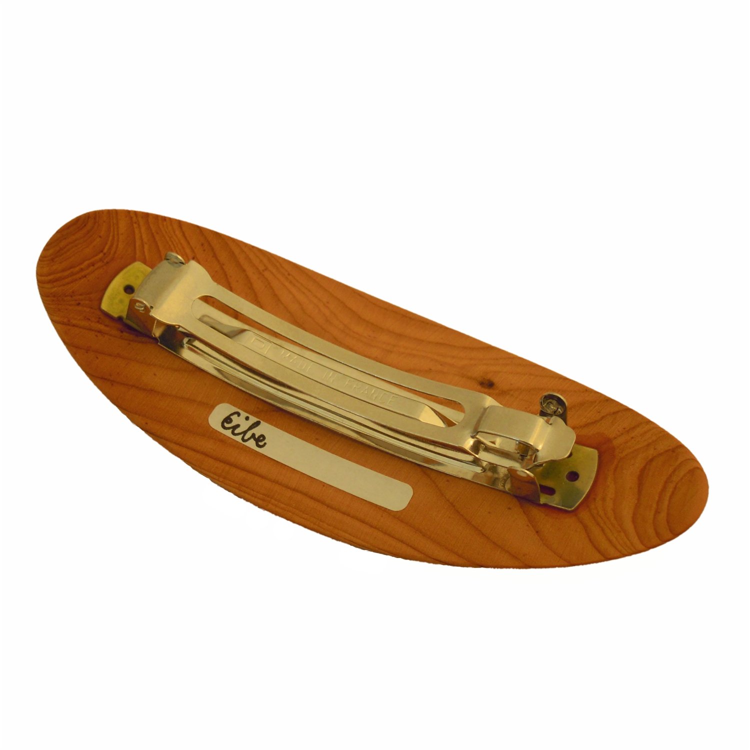 esclusivo fermaglio per capelli in legno di tasso