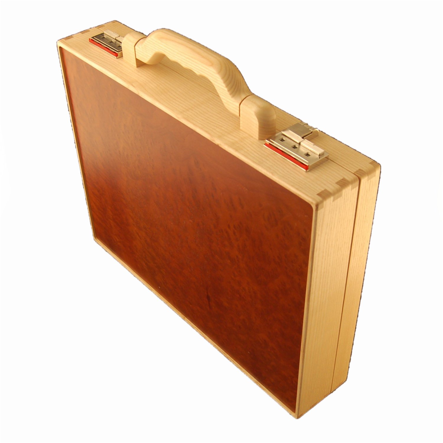 Wooden briefcase Ash and Vavona