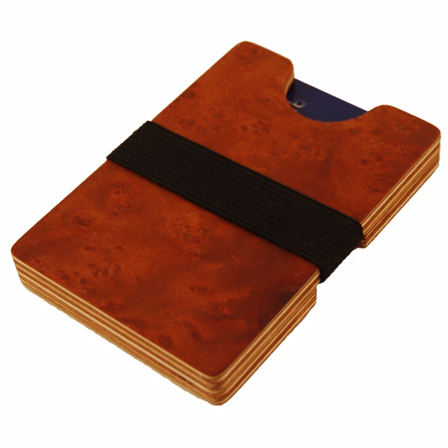 small woodwallet made of vavona wood