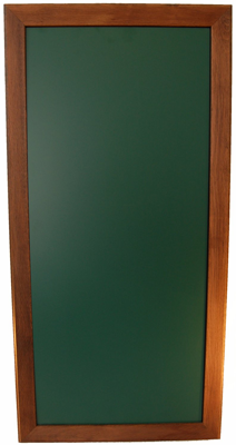 98_dunkelbraun_gruen Kreidetafel IRSEE 98x50cm mit Holzrahmen