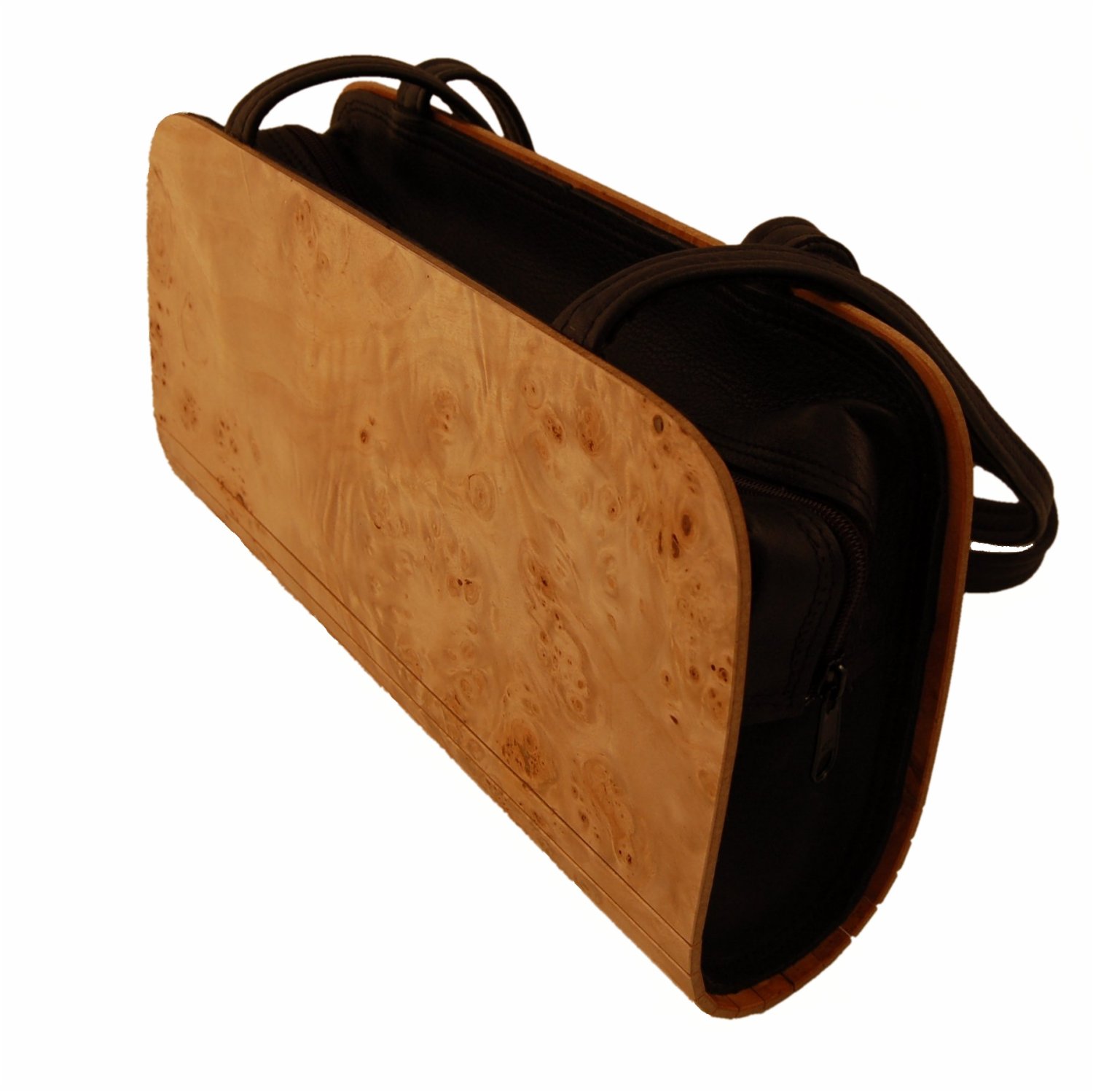 High quality wooden handbag made of poplar wood