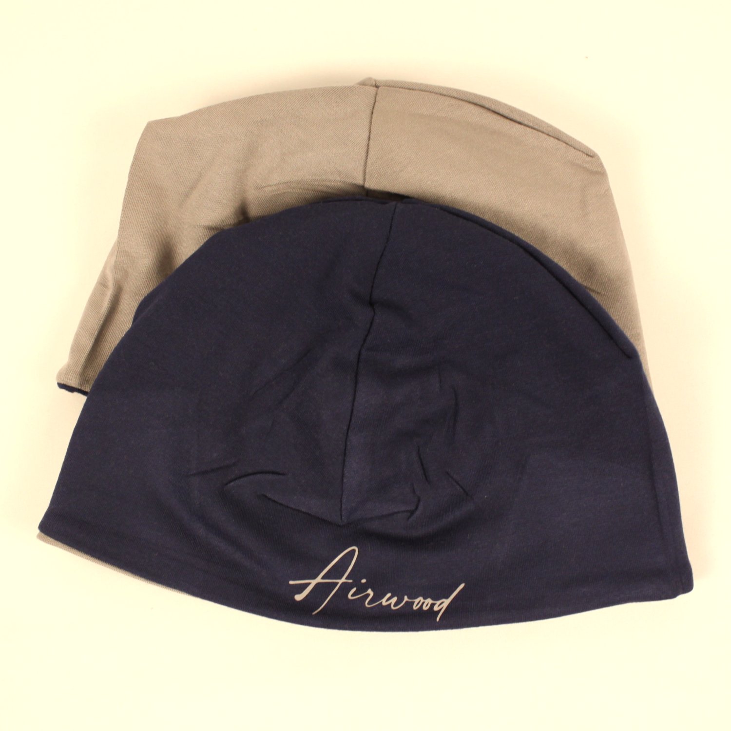 Outdoor reversible cap in wood-based fabric