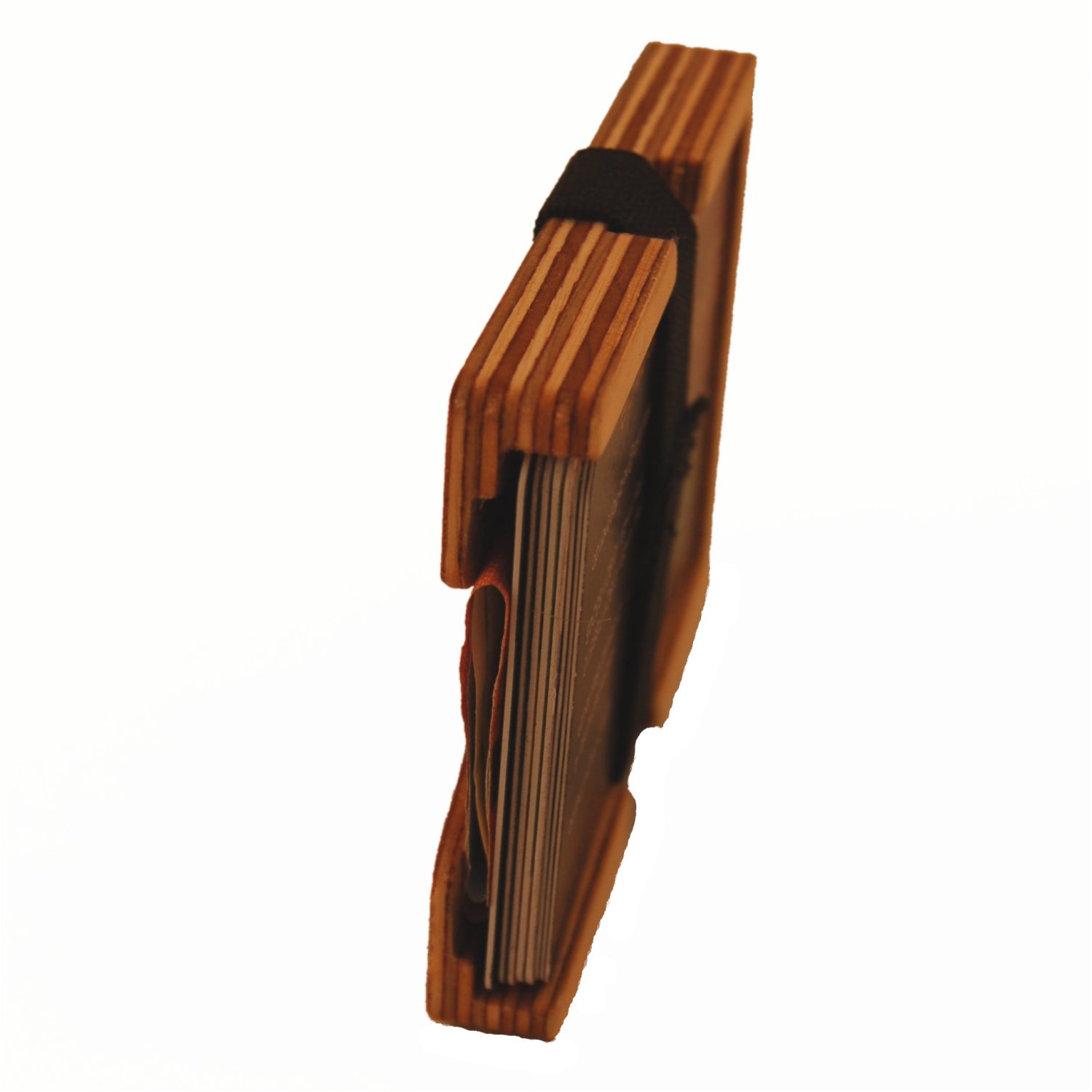 pratico Woodwallet in legno di frassino