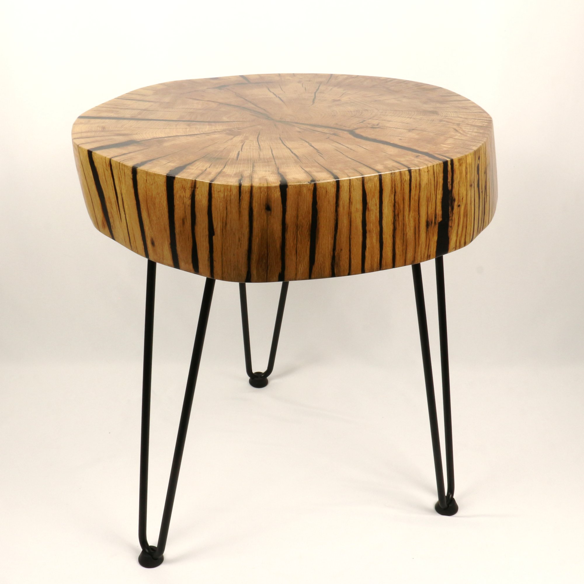 Chêne de table en tranche d'arbre 50cm