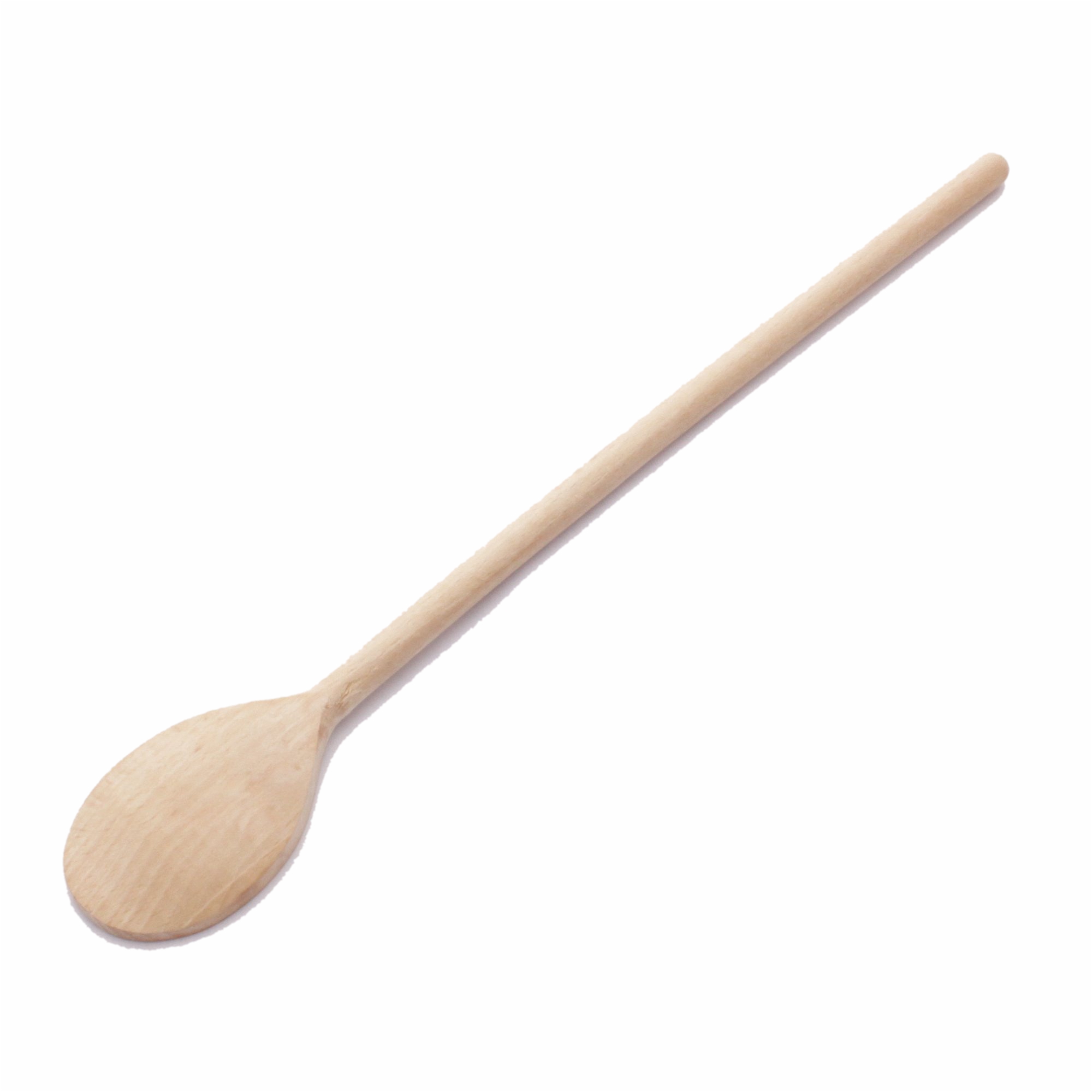 Cuchara de cocina de madera 35cm Haya, mango redondo