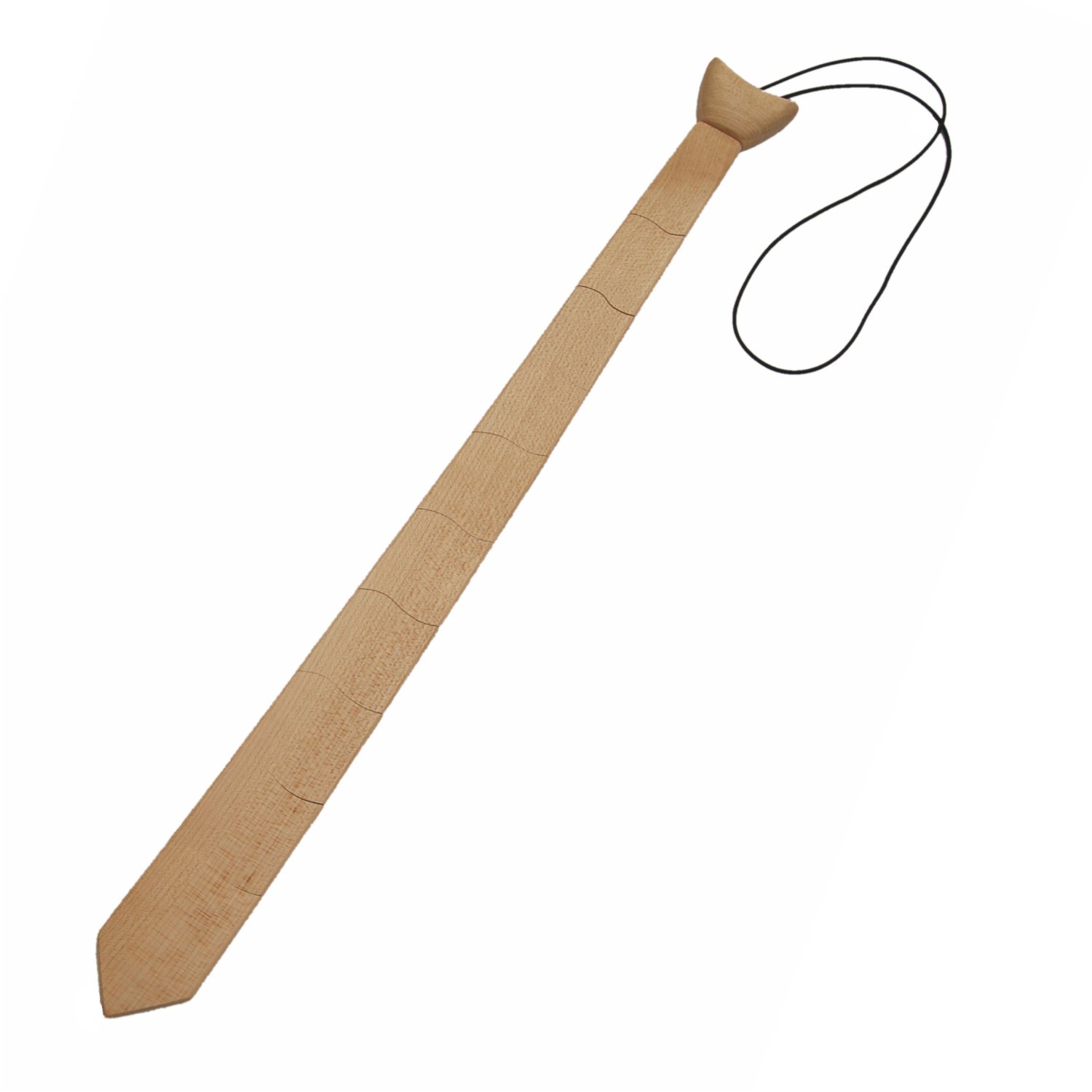Corbata de madera, segmentos móviles