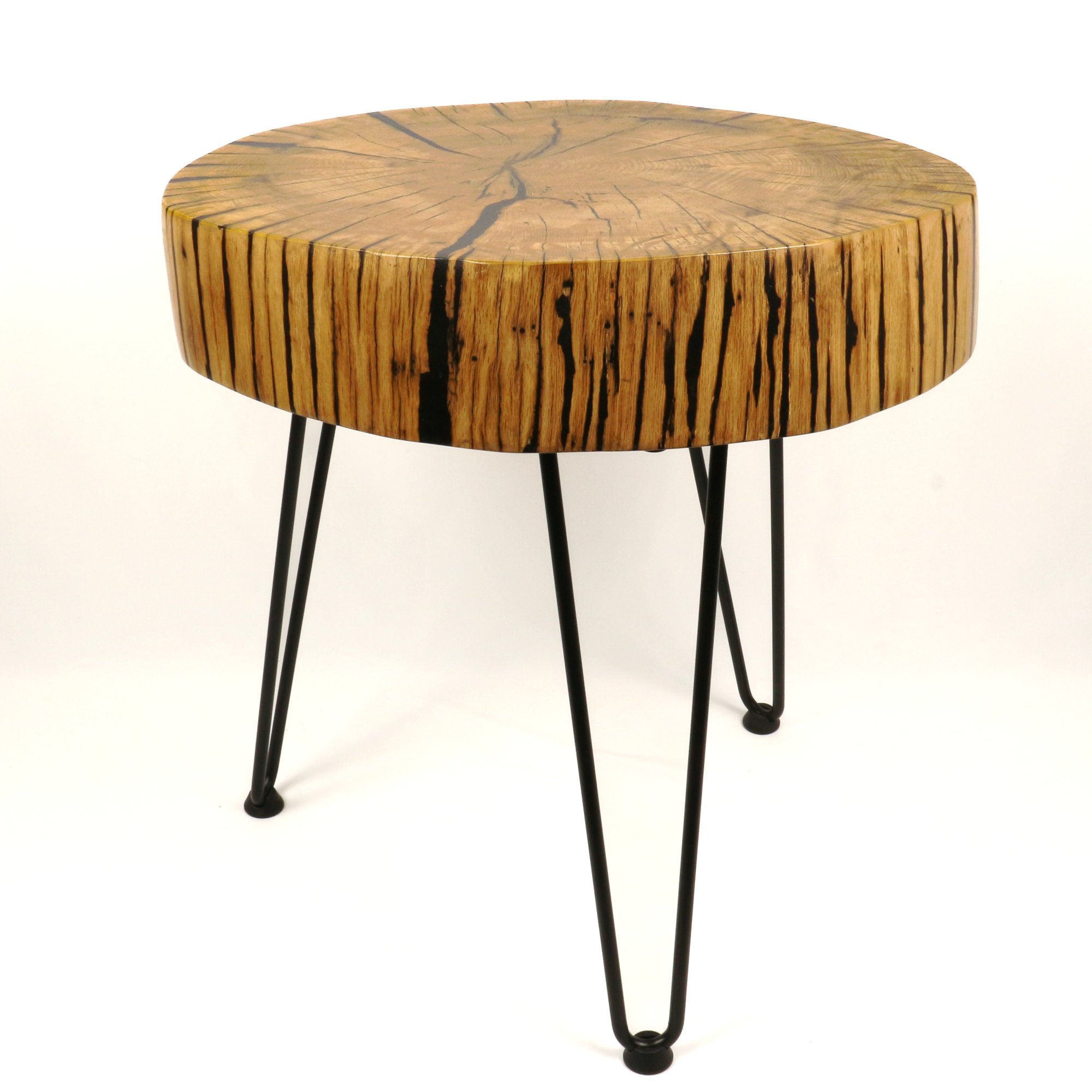 Chêne de table en tranche d'arbre 50cm